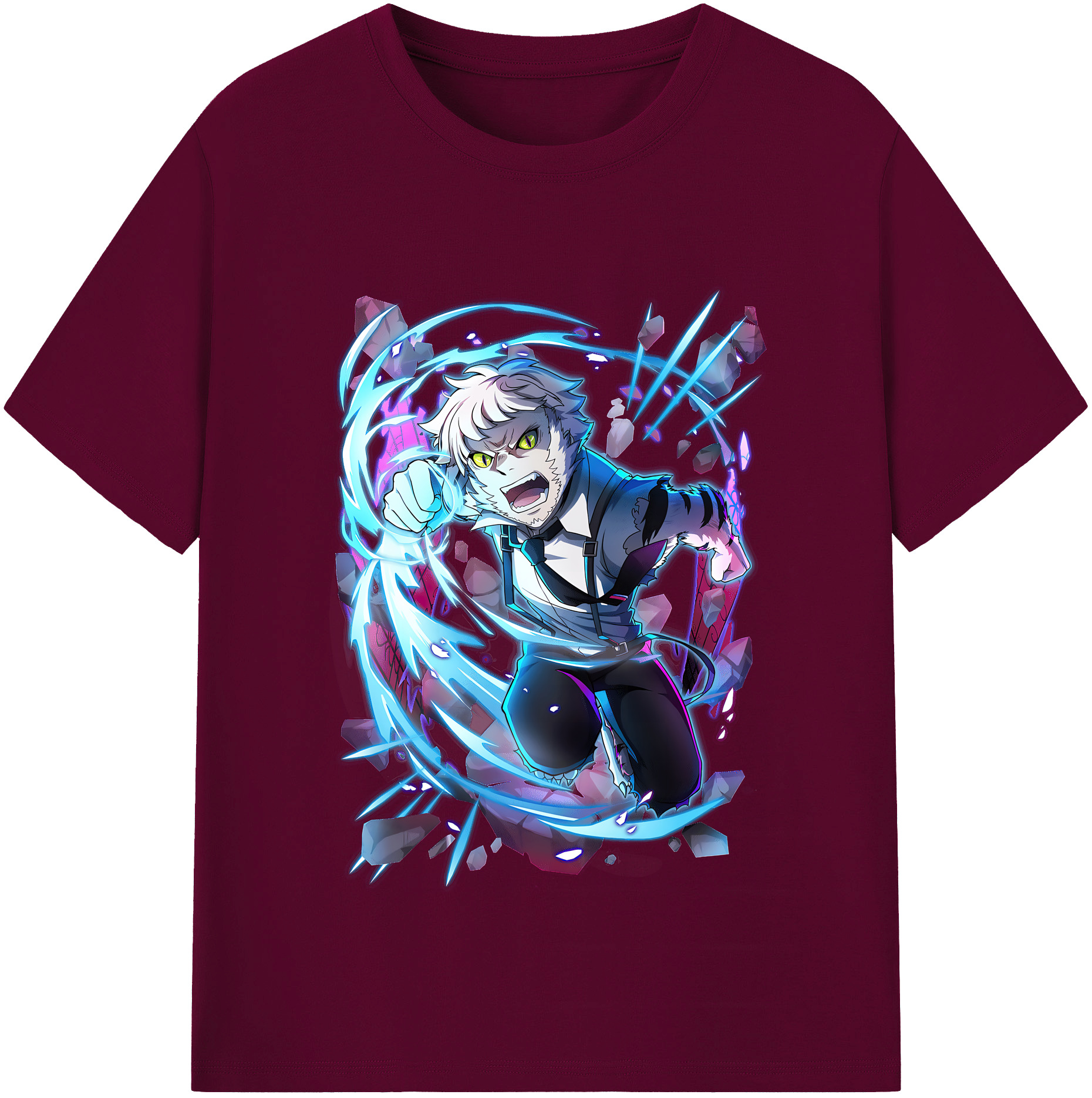 （画像用） 文豪ストレイドッグス Bungo Stray Dogs レディースカジュアルプリントTシャツ（綿100％）